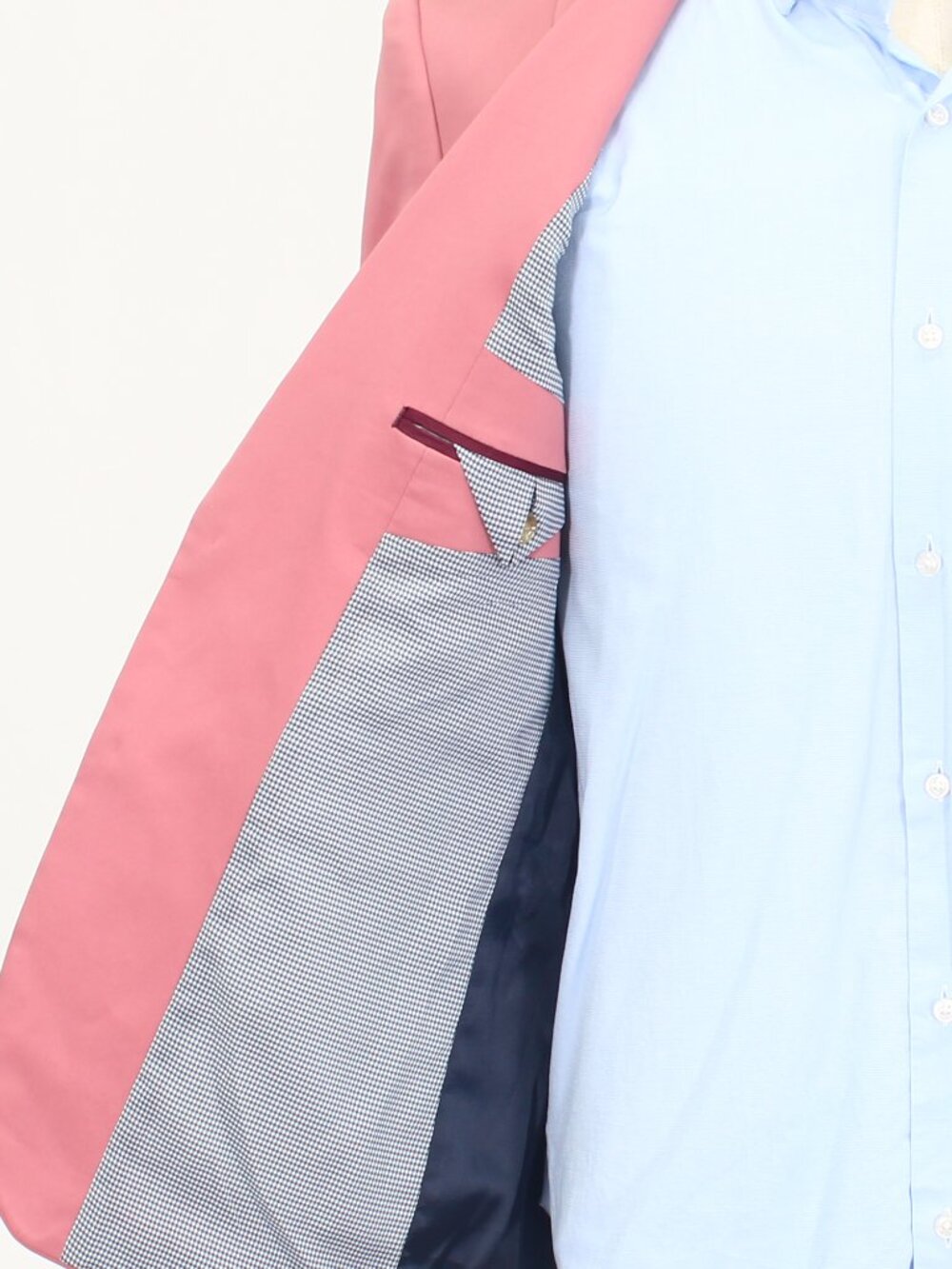 Express 36S 30x29 Pink Full Suit 2-Button Solid R860 - Picture 11 of 15